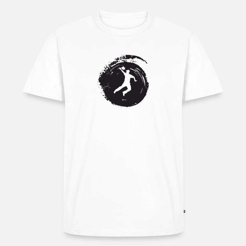 Spiel Cornhole - Männer Premium Bio T-Shirt - Weiß