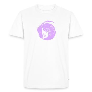 Lazy Rest - Men's Premium Organic T-Shirt - white - Front - Nico (187cm)