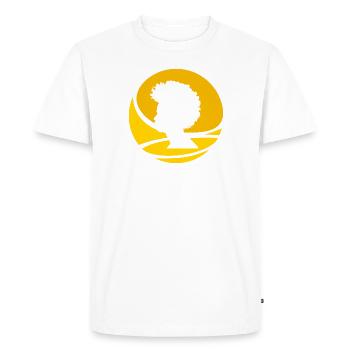Soul des années 70 - T-shirt Premium bio Homme - blanc - Devant - Nico (187cm)
