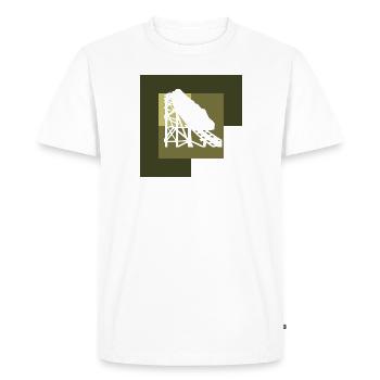 Foire Rummel Lukas - T-shirt Premium bio Homme - blanc - Devant - Nico (187cm)