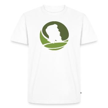 Bart Gentleman Monsieur - T-shirt Premium bio Homme - blanc - Devant - Nico (187cm)