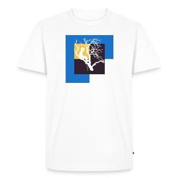 Escalade Monkey Climb - T-shirt Premium bio Homme - blanc - Devant - Nico (187cm)