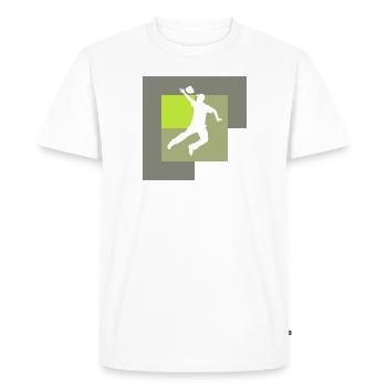 Cornhole Bags Tournament - Men's Premium Organic T-Shirt - white - Front - Nico (187cm)