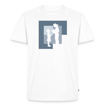 Primary School Teacher Teacher - Men's Premium Organic T-Shirt - white - Front - Nico (187cm)