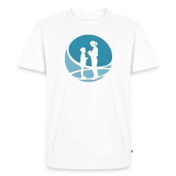 Primary School Teacher Abi Primary School - Men's Premium Organic T-Shirt - white - Front - Nico (187cm)