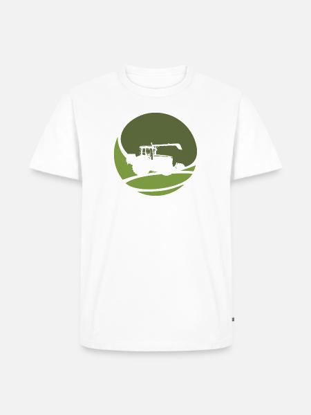 Bauer - Männer Premium Bio T-Shirt - Weiß