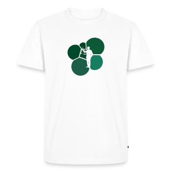 Judge Paragraph Court - Men's Premium Organic T-Shirt - white - Front - Nico (187cm)