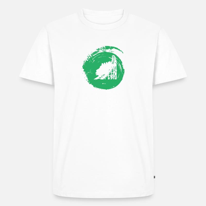 Rummel - Männer Premium Bio T-Shirt - Weiß