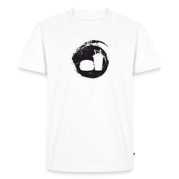 Repas de camion de nourriture - T-shirt Premium bio Homme - blanc - Devant - Nico (187cm)