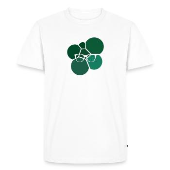 Livre Éducation Roman - T-shirt Premium bio Homme - blanc - Devant - Nico (187cm)