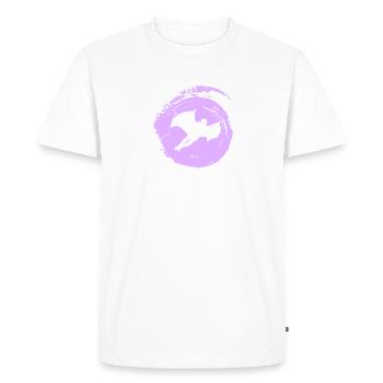 Wingsuit Vol Base Jump - T-shirt Premium bio Homme - blanc - Devant - Nico (187cm)