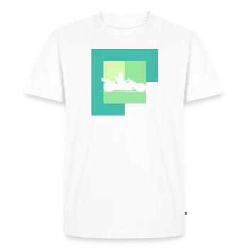 Racing Car Speedster Racing Driver - Men's Premium Organic T-Shirt - white - Front - Nico (187cm)