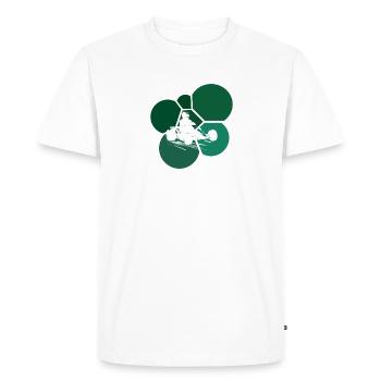Voiture de course Course de course - T-shirt Premium bio Homme - blanc - Devant - Nico (187cm)