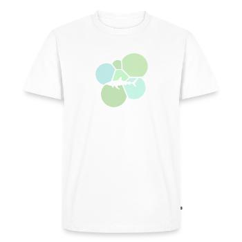 requin aileron de requin créature marine - T-shirt Premium bio Homme - blanc - Devant - Nico (187cm)