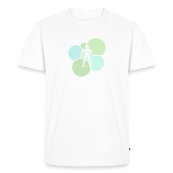 Muscle Building Bodybuilding Body building - Men's Premium Organic T-Shirt - white - Front - Nico (187cm)