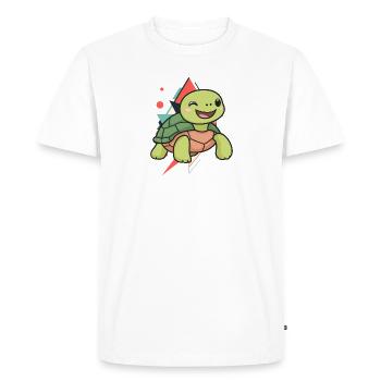 Turtle Turtle Ancient - Men's Premium Organic T-Shirt - white - Front - Nico (187cm)
