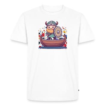 Tribus germaniques vikings - T-shirt Premium bio Homme - blanc - Devant - Nico (187cm)