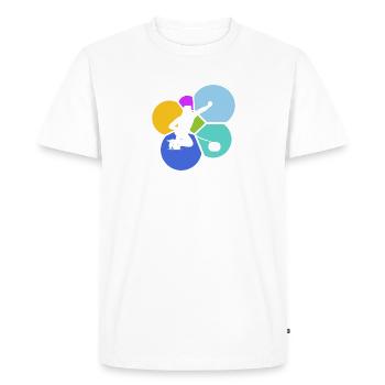 Curlingstick Curlingeisen Curling Player - Men's Premium Organic T-Shirt - white - Front - Nico (187cm)
