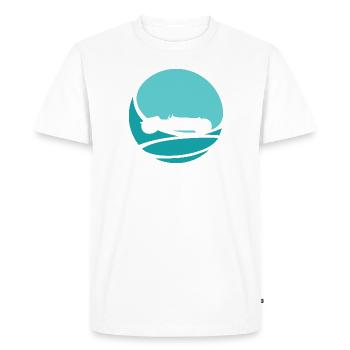 Voiture de course de voiture de sport à la dérive - T-shirt Premium bio Homme - blanc - Devant - Nico (187cm)