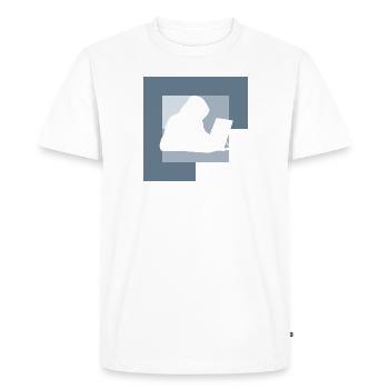 Computer Scientist Cybersecurity - Men's Premium Organic T-Shirt - white - Front - Nico (187cm)