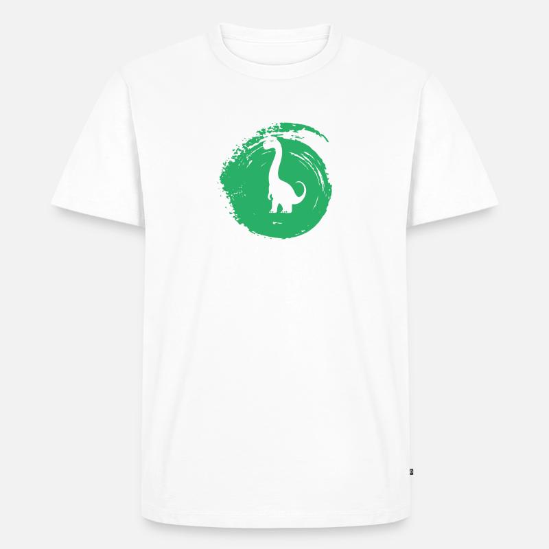 Dinosaurs Rex Reptil - Männer Premium Bio T-Shirt - Weiß