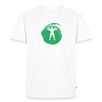 Lutteur combattant - T-shirt Premium bio Homme - blanc - Devant - Nico (187cm)
