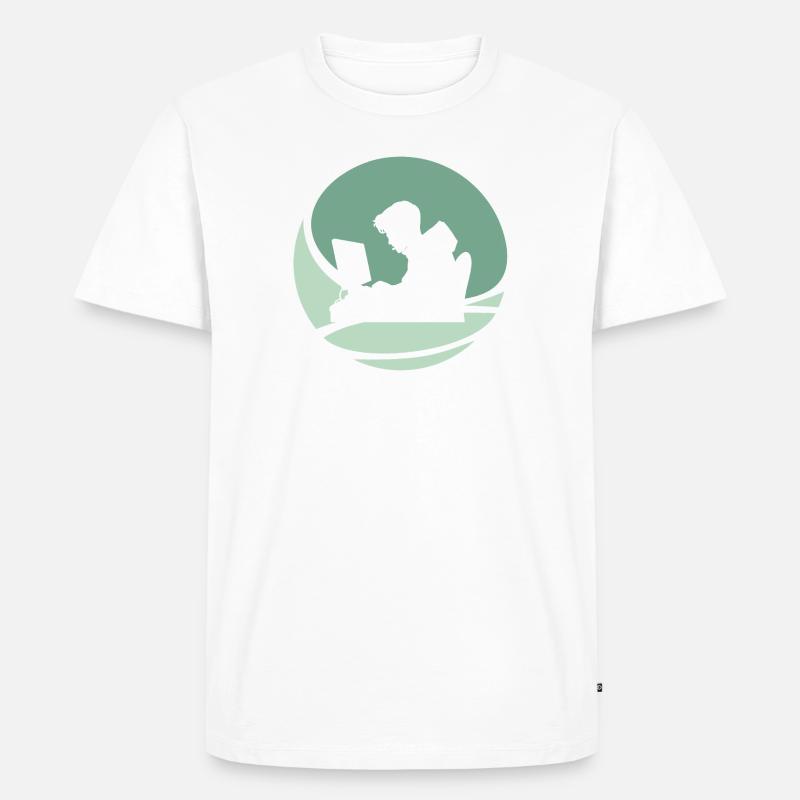 Hacker Informatik Student Hacken - Männer Premium Bio T-Shirt - Weiß