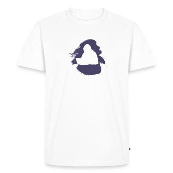 Computer scientist hacking computer freak - Men's Premium Organic T-Shirt - white - Front - Nico (187cm)