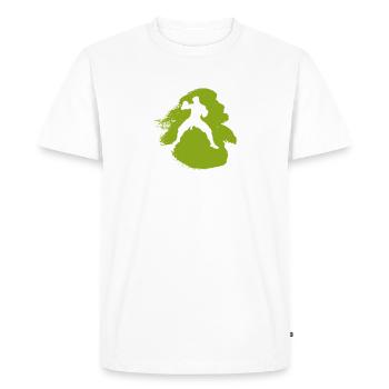 MMA Mixed Martial Arts - Men's Premium Organic T-Shirt - white - Front - Nico (187cm)