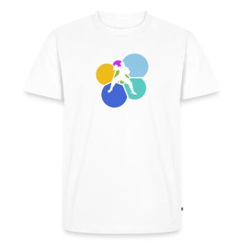 Jiujitsu Judo Jitsu - T-shirt Premium bio Homme - blanc - Devant - Nico (187cm)