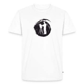 Painting Painting Watercolor - Men's Premium Organic T-Shirt - white - Front - Nico (187cm)