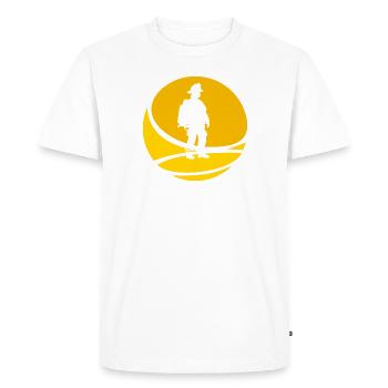 Firefighter Firefighter Firefighter - Men's Premium Organic T-Shirt - white - Front - Nico (187cm)