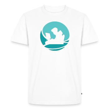 Hacker Computer Scientist Computer Science - Men's Premium Organic T-Shirt - white - Front - Nico (187cm)