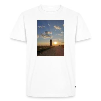Monumentum of Hope - Men's Premium Organic T-Shirt - white - Front - Nico (187cm)