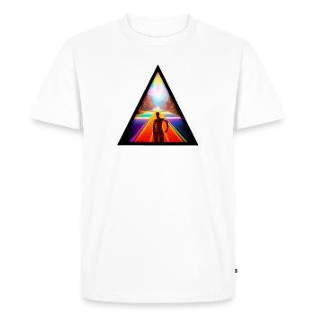 Seelenweg 08 - T-shirt Premium bio Homme - blanc - Devant - Nico (187cm)