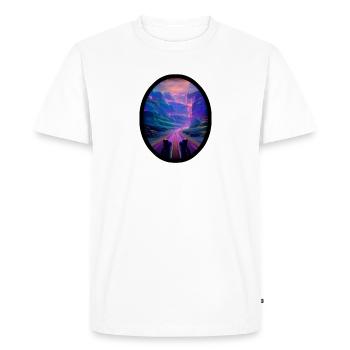 Seelenweg 03 - T-shirt Premium bio Homme - blanc - Devant - Nico (187cm)