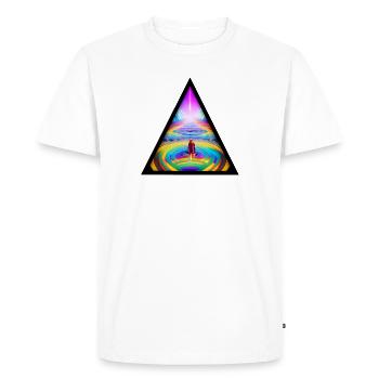 Seelenweg 05 - T-shirt Premium bio Homme - blanc - Devant - Nico (187cm)