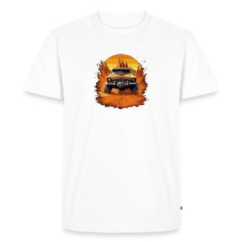 cars  6 - T-shirt Premium bio Homme - blanc - Devant - Nico (187cm)