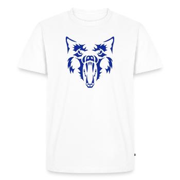wolf werewolf werewolf 3 - Men's Premium Organic T-Shirt - white - Front - Nico (187cm)