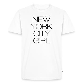 New York - T-shirt Premium bio Homme - blanc - Devant - Nico (187cm)