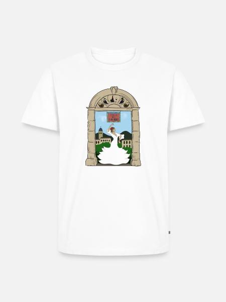 Calle del Laurel - Men's Premium Organic T-Shirt - white