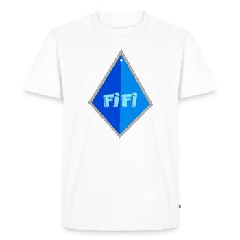 Fifi - T-shirt Premium bio Homme - blanc - Devant - Nico (187cm)