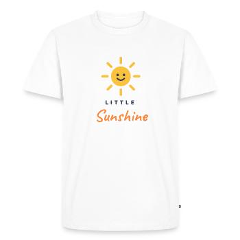 PETIT RAYON DE SOLEIL - T-shirt Premium bio Homme - blanc - Devant - Nico (187cm)