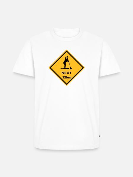 sup Australia roadsign - Men's Premium Organic T-Shirt - white