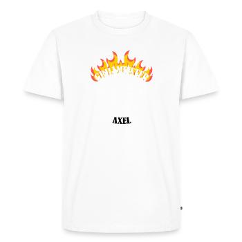 Grillmeister Axel lustiger Spruch Vorname - Männer Premium Bio T-Shirt - Weiß - Vorne - Nico (187cm)