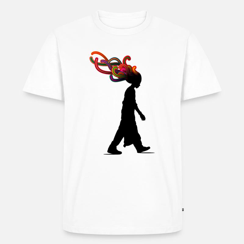 Träumer - Männer Premium Bio T-Shirt - Weiß