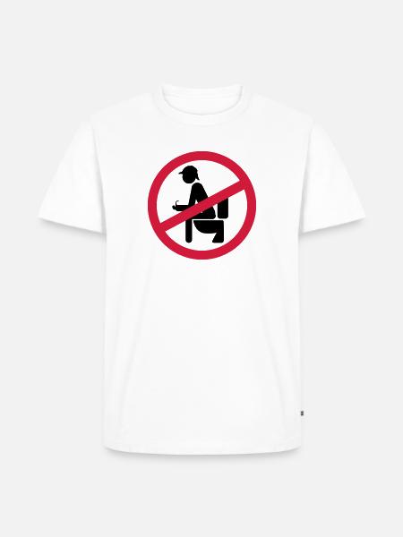 no shit sherlock - Men's Premium Organic T-Shirt - white