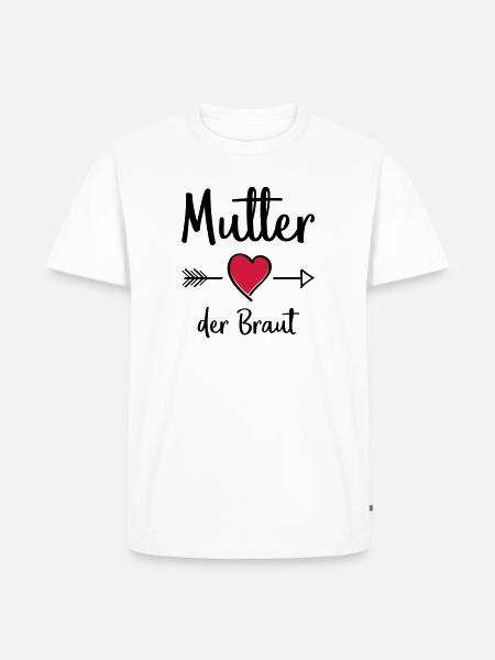 mutter der braut - Männer Premium Bio T-Shirt - Weiß