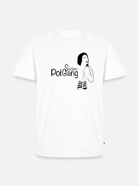Sockenpoi Gang - Männer Premium Bio T-Shirt - Weiß
