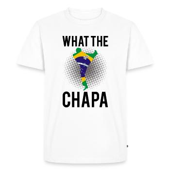 Arts martiaux brésiliens pour instruments de capoeira - T-shirt Premium bio Homme - blanc - Devant - Nico (187cm)